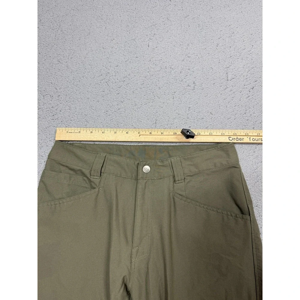 The North Face Pants Mens 30x31 Green Nylon Stretch Outdoor Hiking Chino Casual